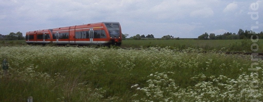 Prignitz-Express südlich von Wittstock