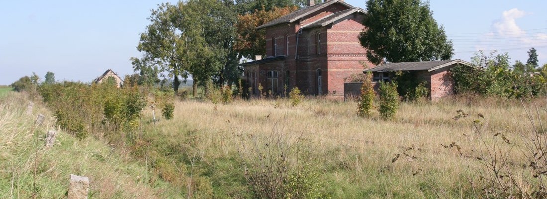 Der alte Bahnhof von Tetyń