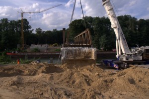Abriß der Steinfurther Brücke