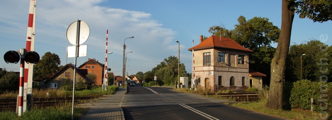 westlicher Bahnübergang Krosno Odrzańskie