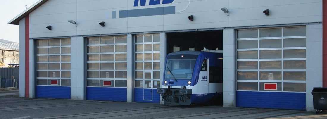 VT 011 der NEB in Basdorf