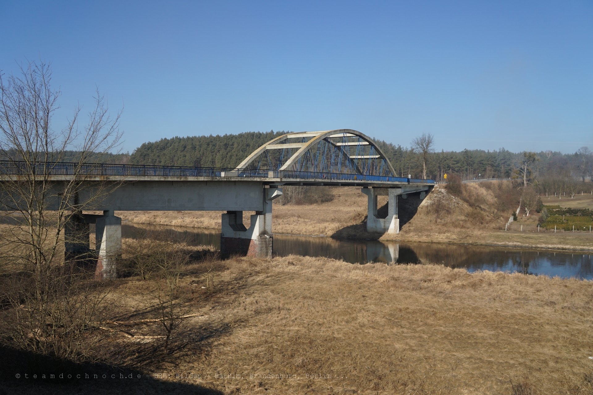 Brücke über den Noteć bei Stare Bielice (województwo lubuskie)