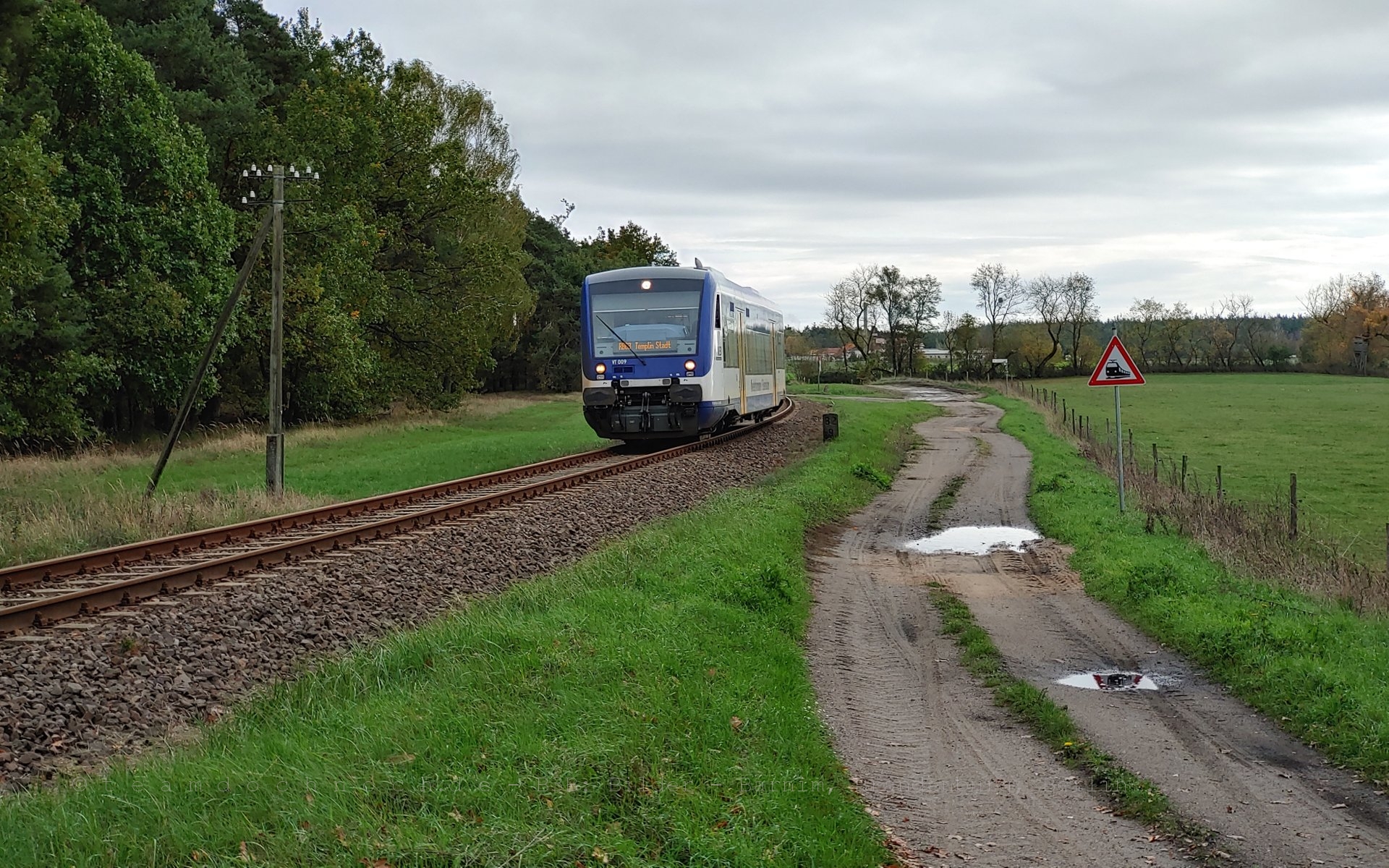 VT009 auf dem Weg nach Templin
