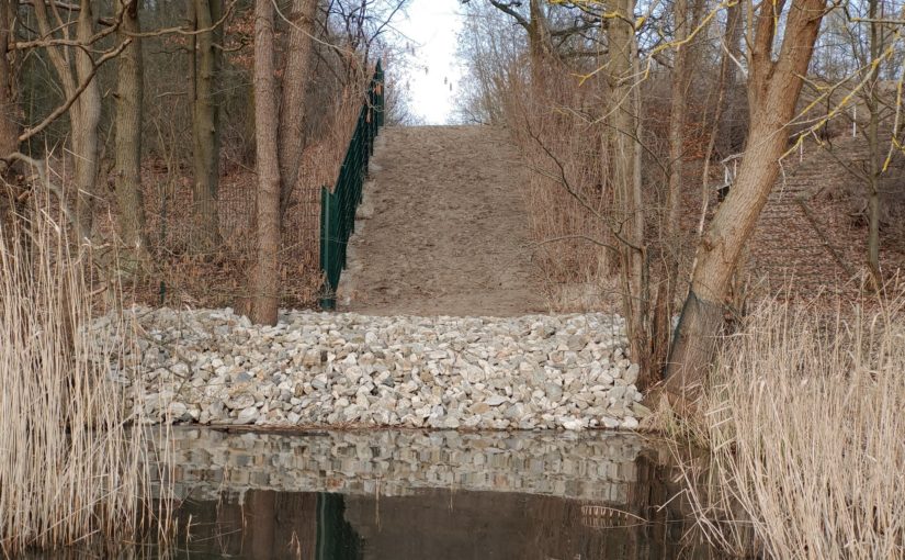Heberkaskade am Mäckersee zurückgebaut