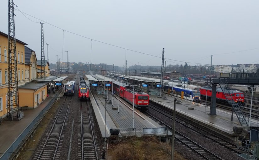 Volles Haus im Bahnhof Eberswalde