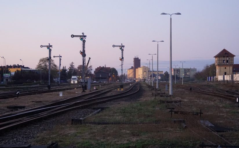 Der Bahnhof von Wałcz