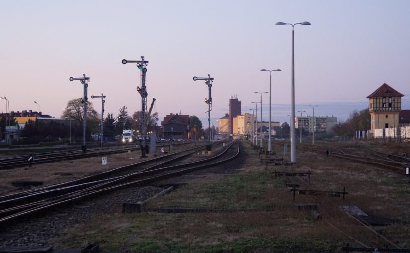 Der Bahnhof von Wałcz