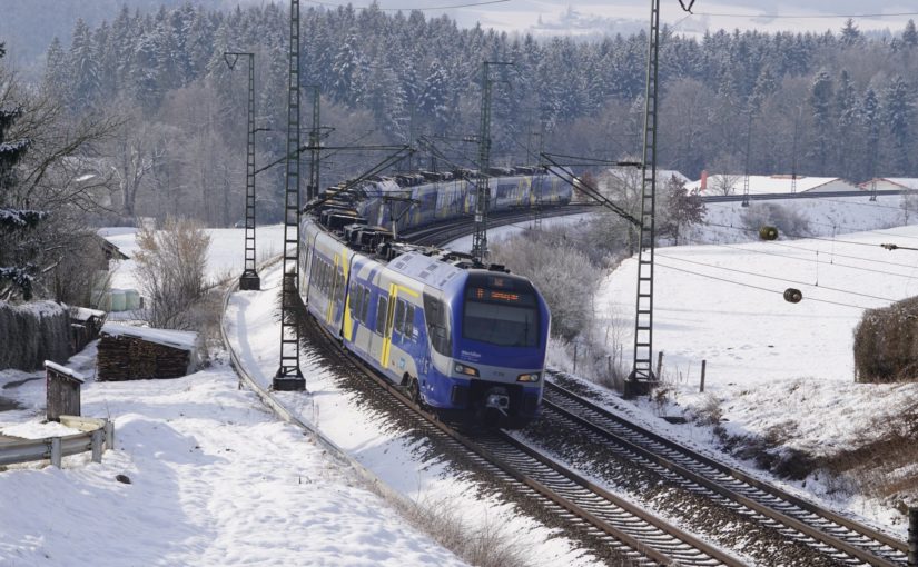 Ein Meridian legt sich in die Kurve