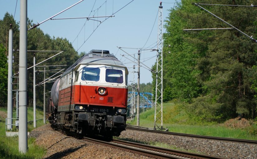 232 658-5 mit einem gemischten Güterzug in Dannenwalde
