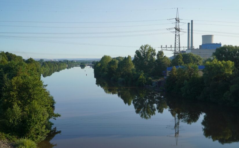 Schleuse Lisdorf und Kraftwerk Ensdorf