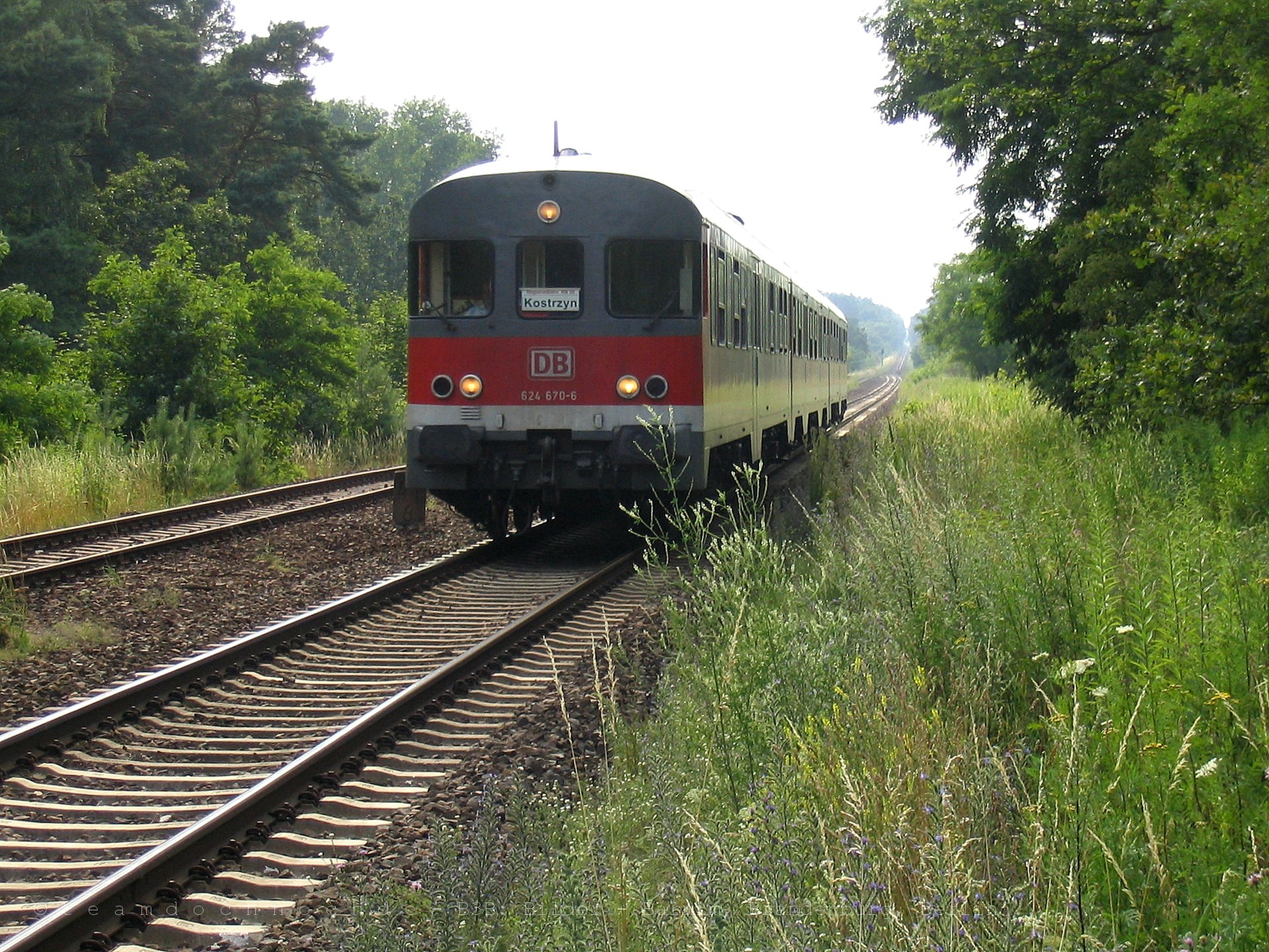 624 670-6 der DB AG auf dem Weg nach Kostrzyn am Roten Luch
