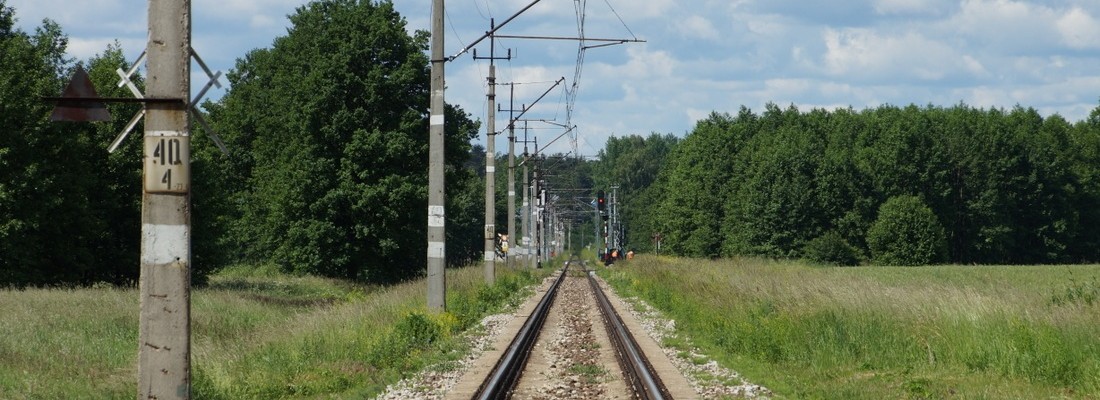 Bahnlinie von Czerwieńsk nach Sulechów