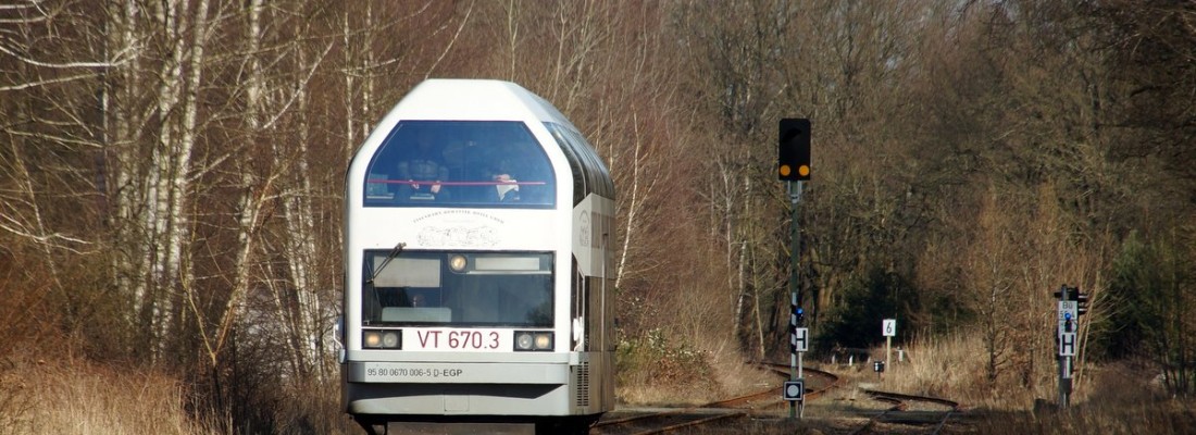 VT670.3 der EGP in Brügge (Prignitz)