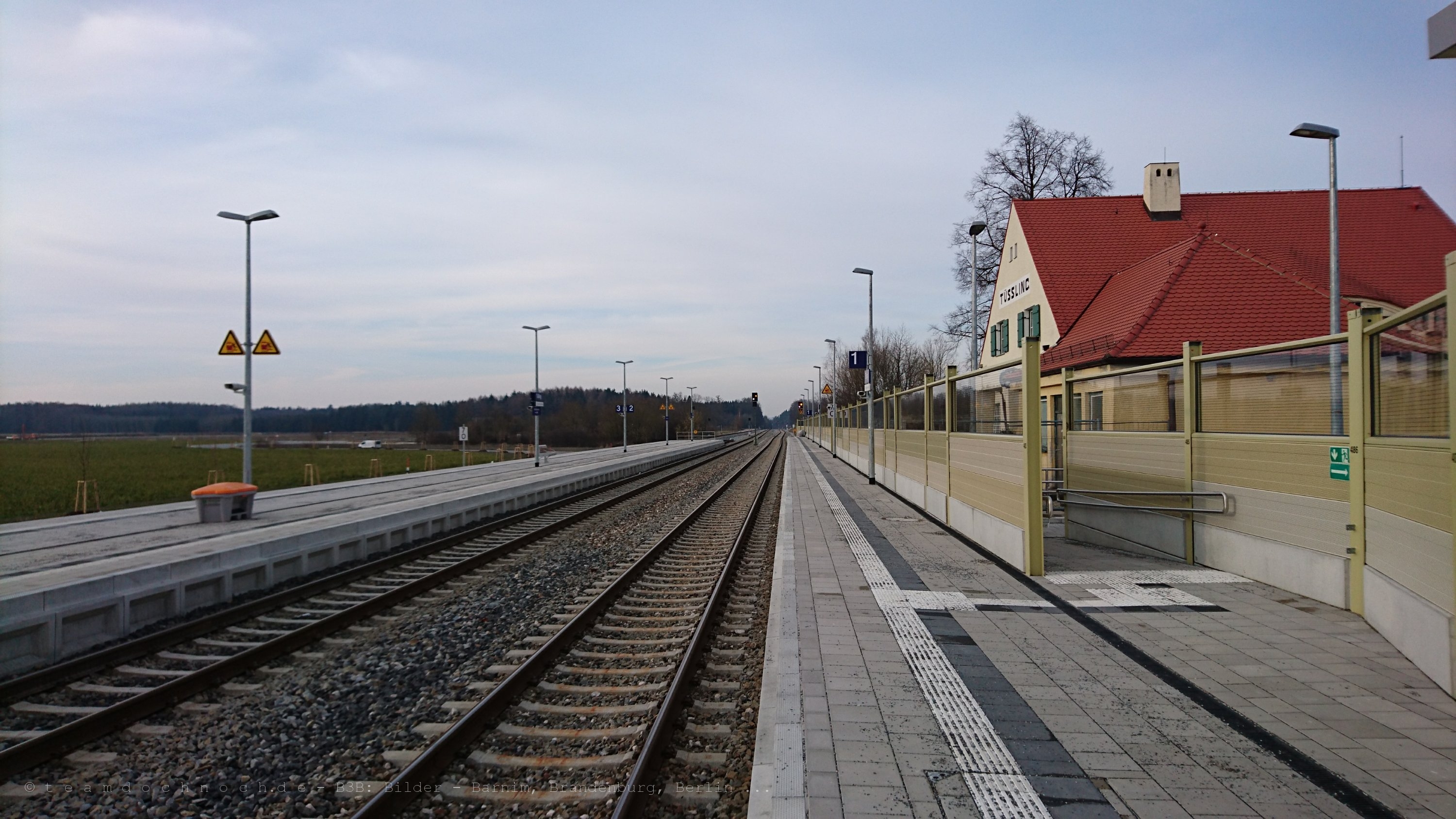 Bahnhof Tüßling glattsaniert