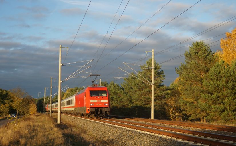 IC2903 nach Dresden Hbf nördlich von Oranienburg