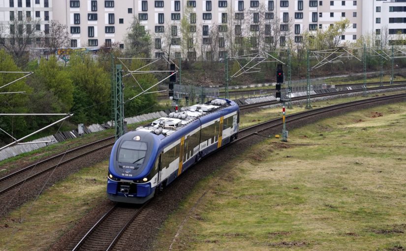 VT 632.005 der NEB im Dreieck Gesundbrunnen