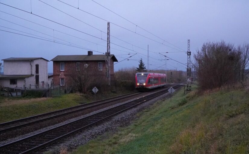 RB66 aus Szczecin kurz vor Angermünde